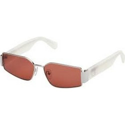 Max & Co MO0128 16E Γυναικεία Γυαλιά Ηλίου Ορθογώνια Κοκάλινα Μαύρα με Καφέ Φακό
