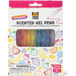 Tiger Tribe Σετ Στυλό Gel Πολύχρωμο με Glitter 10τμχ 551490