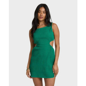 Billabong Wavy Days Mini Καλοκαιρινό Βραδινό Φόρεμα Πράσινο 24B133528-CLI Billabong Wavy Days Mini Καλοκαιρινό Βραδινό Φόρεμα Πράσινο 24B133528-CLI
