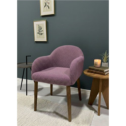 Stewe Home Πολυθρόνα Μωβ STE-026767-V58426