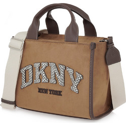 DKNY Γυναικείο Τσαντάκι Χειρός Σουέτ Ταμπά R62AMC80-00K6