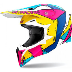 Airoh Wraaap Paint Multicolor Κράνος Μηχανής Motocross 1330gr