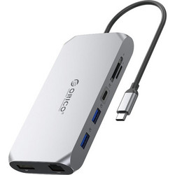 Orico USB-C Docking Station με DisplayPort / HDMI PD Ethernet XCR-X33-GY-BP