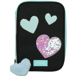 Street Cool Heart Κασετίνα Μαύρη 157531706