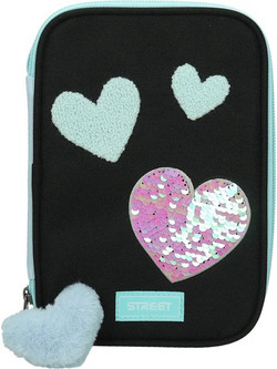 Street Cool Heart Κασετίνα Μαύρη 157531706