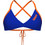 Arena Swim Tie Back Solid Αθλητικό Bikini Top Τριγωνάκι Royal Blue 004768-830