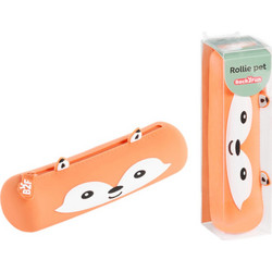 Miquelrius Back2Fun Rollie Fox Κασετίνα Βαρελάκι Πορτοκαλί MR19819