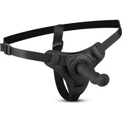 Teazers Harness Strap On με Dildo 18.5cm Μαύρο