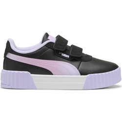 Puma Carina 3.0 Παιδικά Sneakers Μαύρα Λιλά 407501-02