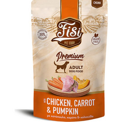 FISI Premium Adult Grain Free with Chicken, Carrot & Pumpkin 3x130gr