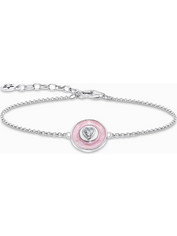 Thomas Sabo Γυναικείο Βραχιόλι Αλυσίδα από Ασήμι 925 με Ζιργκόν A2143-691-9