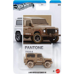 Mattel Hot Wheels Silver Series Pantone 7504 Land Rover Defender 90