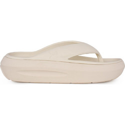 Puma Flatter Γυναικείες Σαγιονάρες Flatforms Αντιολισθητικές Μπεζ 400498-02