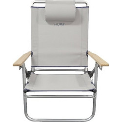 Hupa Παραλίας Καρέκλα Παραλίας Αλουμινίου Γκρι 57-2003-13