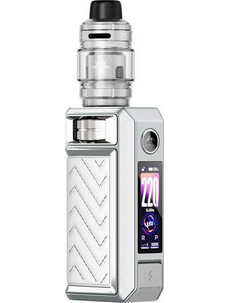 VooPoo Drag 6 Silver Ηλεκτρονικό Τσιγάρο Mod Kit 5ml με Ενσωματωμένη Μπαταρία