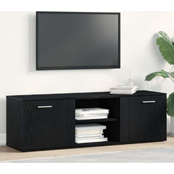vidaXL Έπιπλο Τηλεόρασης Ξύλινο Μαύρο Μ120xΠ34xΥ37cm 862475