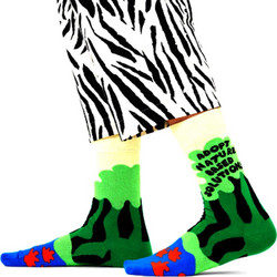 Happy Socks Adopt Nature Ανδρικές Κάλτσες Ψηλές με Σχέδια Πολύχρωμες NAT01-0200