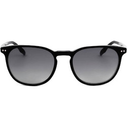 Safilo Tratto 7C5 Ανδρικά Γυαλιά Ηλίου Τετράγωνα Κοκάλινα Μαύρα με Μαύρο Φακό