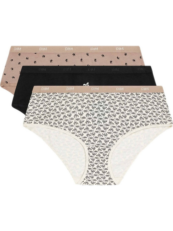 Dim Βαμβακερά Γυναικεία Slip 3Pack 4C20-BBY