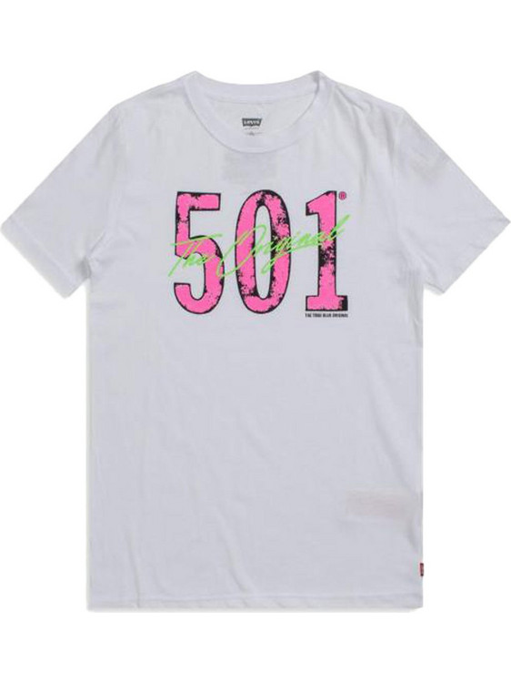 Levi's Παιδικό T-Shirt Κοντομάνικο Λευκό 9EH882-W1T