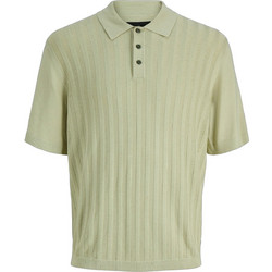 Jack & Jones Ανδρική Μπλούζα Polo Κοντομάνικη Πράσινο Mint 12291042