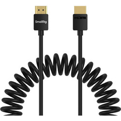 SmallRig Καλώδιο HDMI 2.0 Spiral HDMI Male to HDMI Male 1.2m Black SR-4963