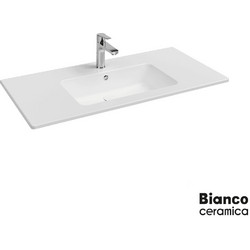 Bianco Flat Ένθετος Νιπτήρας Μπάνιου Πορσελάνης Λευκός 508-36100-300