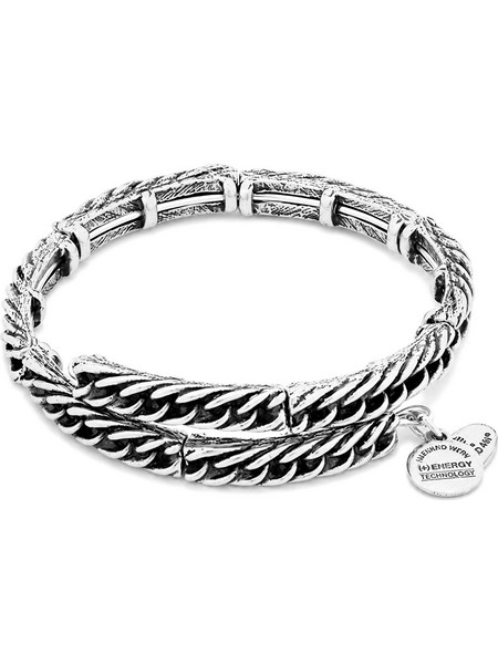 Alex and Ani Γυναικείο Βραχιόλι Βέργα Ασημί V16W47RS