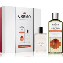 Cremo Spice & Black Vanilla Eau de Toilette 100ml + Body Wash 473ml