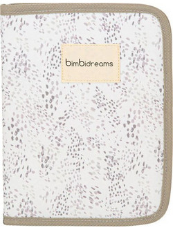 BimbiDreams Dots Θήκη Βιβλιαρίου Υγείας για Κορίτσι Λευκή 25x17cm