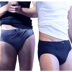Ider Ανδρικά Σλιπ Βαμβακερά Navy Μπλε 2Pack 3523