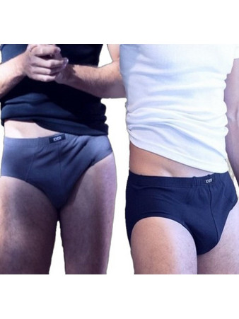 Ider Ανδρικά Σλιπ Βαμβακερά Navy Μπλε 2Pack 3523