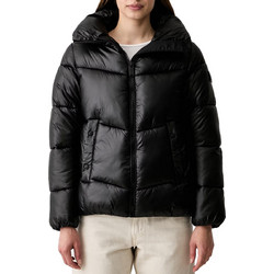 DKNY Γυναικείο Μπουφάν Χειμωνιάτικο Puffer Μακρύ Μαύρο DP6J9623-MCK