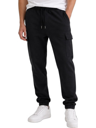 Jack & Jones Ανδρικό Παντελόνι Φόρμας με Λάστιχο Μαύρο 12299173-1