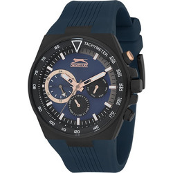 Slazenger Ανδρικό Ρολόι με Μπλε Καουτσούκ Λουράκι SL.01.1287.2.04
