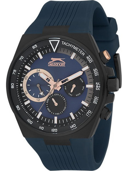 Slazenger Ανδρικό Ρολόι με Μπλε Καουτσούκ Λουράκι SL.01.1287.2.04