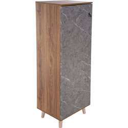 B2BMarkt Παπουτσοθήκη Ξύλινη Alvaro Sonoma M50xΠ38xΥ135cm 0535145