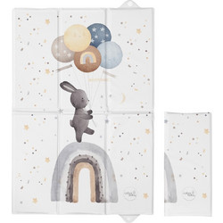 Ceba Baby Rainbow Walk Φορητή Αλλαξιέρα Μωρού Πλαστική 60x40cm Λευκή