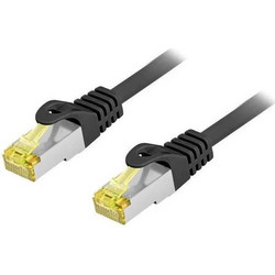 Equip S/FTP Cat.6a Καλώδιο Δικτύου Ethernet 3m Black 605102