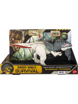 Mattel Jurassic World Survival Gigantic Thrashers Torvosaurus Φιγούρα Δεινόσαυρος για 4+ Ετών 30cm
