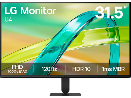 LG 32U401B-B VA HDR Monitor 31.5" 1920x1080 FHD 120Hz 5ms