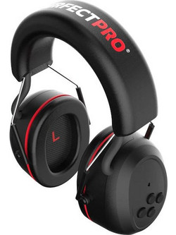 PerfectPro H-30 Ενσύρματα & Ασύρματα Bluetooth Ακουστικά Over Ear Μαύρα Κόκκινα