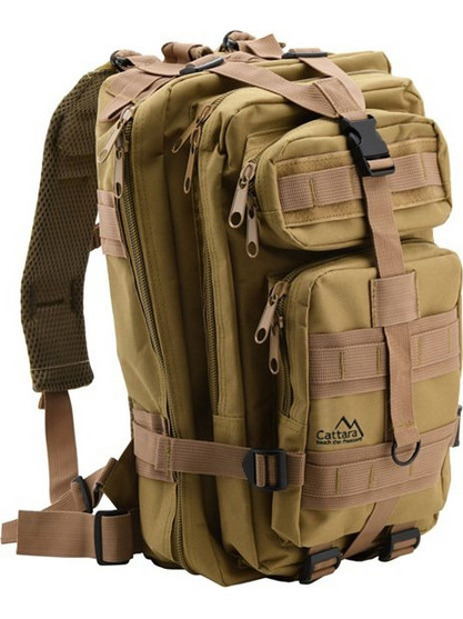 Cattara Army Στρατιωτικό Σακίδιο 30lt Καφέ