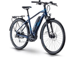 Raymon TourRay E 2.0 Ηλεκτρικό Ποδήλατο Trekking 27.5" 250W με 8 Ταχύτητες και Δισκόφρενα Μπλε