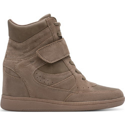Tamaris Γυναικεία Μποτάκια Αστραγάλου Πλατφόρμα Suede Ταμπά 1-25282-47-341