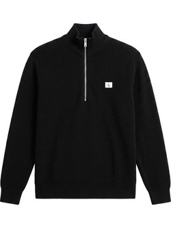 Calvin Klein Ανδρικό Πουλόβερ με Φερμουάρ Μαύρο LV04RH327G-UB1