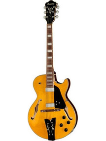 Ibanez George Benson Ηλεκτρική Κιθάρα Hollow με Μαγνήτες HH & Ταστιέρα Walnut Antique Amber