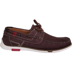 Commanchero Ανδρικά Μοκασίνια Boat Shoes Καστόρινα Καφέ 2027-222