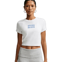 Nike Sportswear Γυναικείο Αθλητικό Crop Top Λευκό IV5481-100