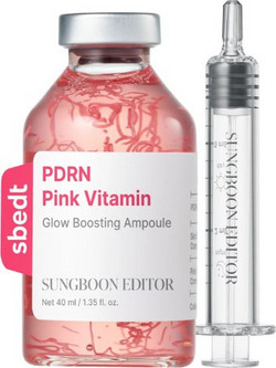 Sungboon Editor PDRN Pink Vitamin Glow Boosting Αντιγηραντικό Ενυδατικό Serum Προσώπου για Λάμψη 40ml